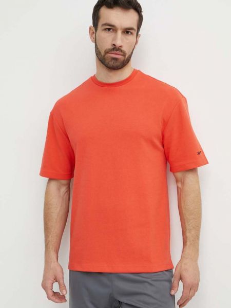 Majica kratki rukavi Reebok narančasta