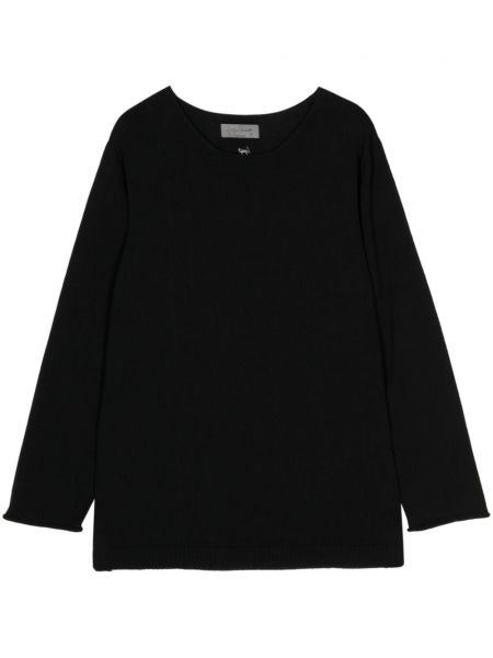 Džemper s vezom Yohji Yamamoto crna