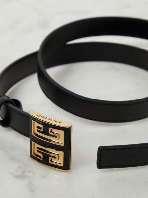 Cinturón de cuero Givenchy negro