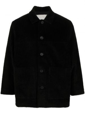 Marškiniai kordinis velvetas Toogood juoda
