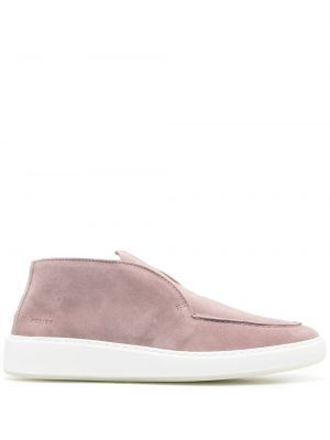 Loafers i mocka Nubikk rosa