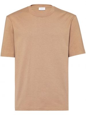 Bavlněné tričko Ferragamo béžové