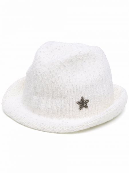 Sombrero de estrellas Lorena Antoniazzi blanco