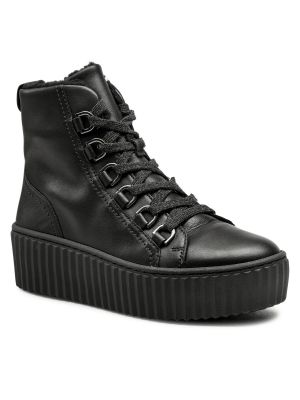 Členkové topánky Gabor čierna