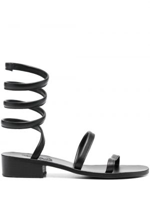 Leder sandale Ancient Greek Sandals schwarz