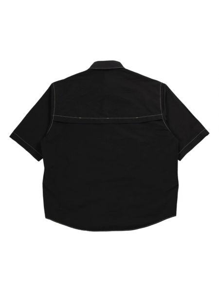 Koszula z krótkim rękawem Lemaire czarna