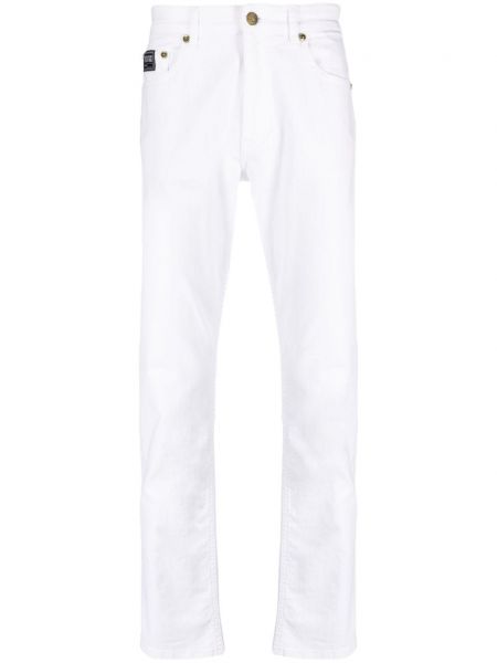 Slim fit skinny farmernadrág Versace Jeans Couture fehér