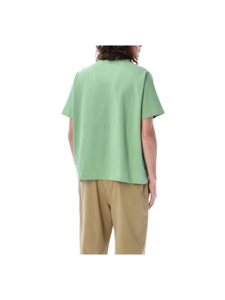 Geblümte t-shirt mit rundem ausschnitt Bode grün