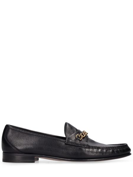 Skinn loafers Tom Ford svart