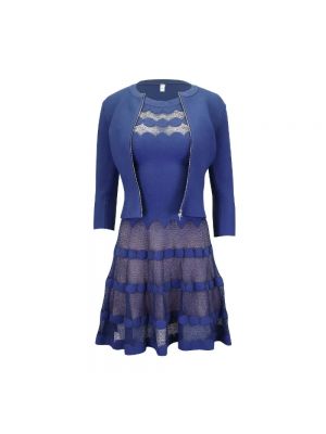 Sukienka Alaïa Pre-owned niebieska