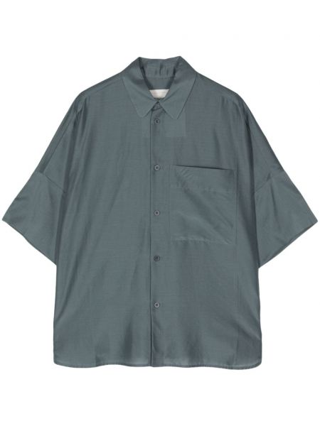 Pamučna svilena košulja Toogood plava