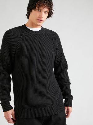 Пуловер Abercrombie & Fitch черно