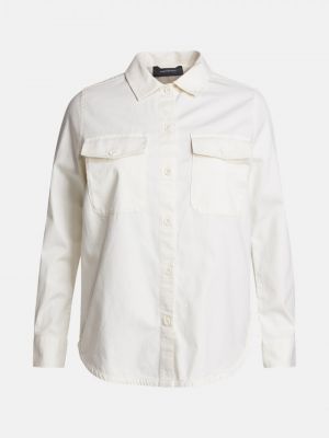 Bavlněná košile Peak Performance bílá