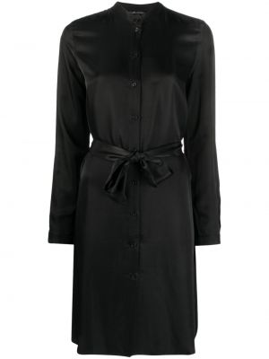 Dolga obleka Armani Exchange črna