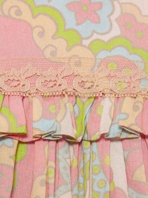 Geblümtes kleid mit print Gucci pink