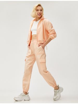 Běžecké kalhoty Koton oranžové