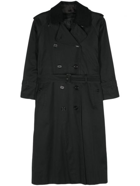 Ilgas paltas Burberry Pre-owned juoda