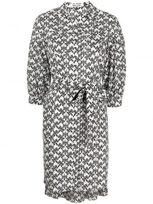 Платье с узором Dvf Diane Von Furstenberg, белое