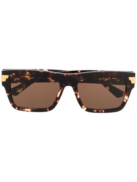 Okulary przeciwsłoneczne Bottega Veneta Eyewear brązowe