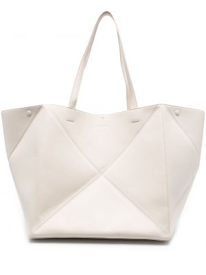 Nákupná taška Nanushka biela
