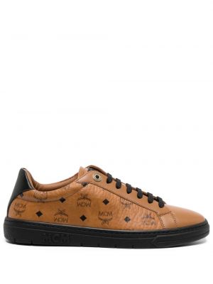 Sneakers con stampa Mcm