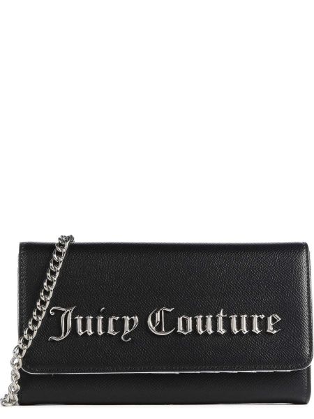 Кожаный кошелек из искусственной кожи Juicy Couture черный