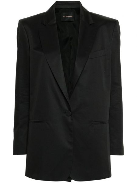 Langer blazer aus baumwoll The Andamane schwarz