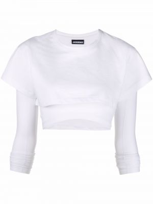 Marškinėliai Jacquemus balta