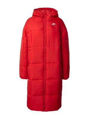 Зимнее пальто Nike красное