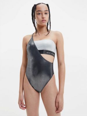 Stroj kąpielowy jednoczęściowy Calvin Klein Underwear czarny