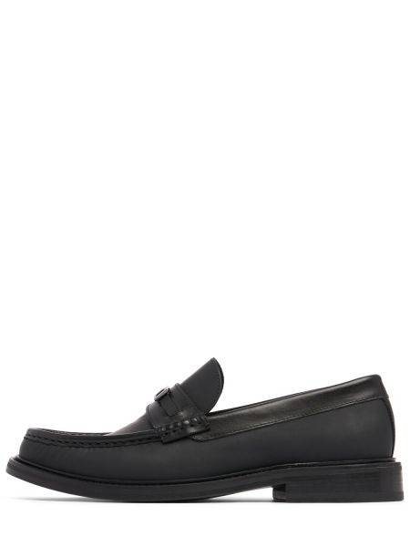 Loafers i läder Moschino svart