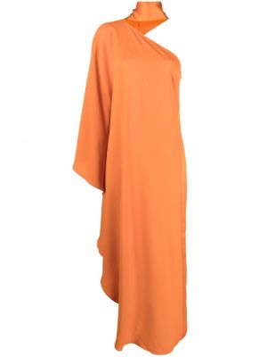 Drapované večerné šaty Taller Marmo oranžová