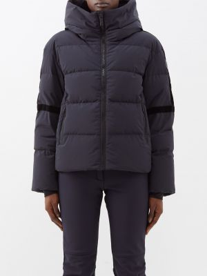 Утепленная горнолыжная куртка с капюшоном Fusalp черная