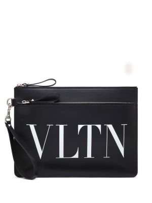 Чанта тип „портмоне“ с принт Valentino Garavani черно