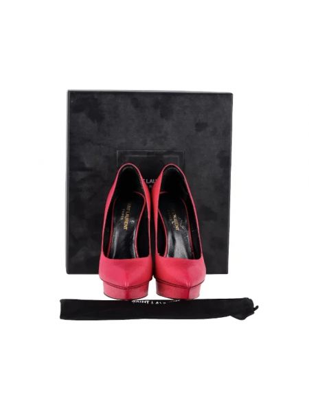 Calzado de cuero retro Yves Saint Laurent Vintage rosa