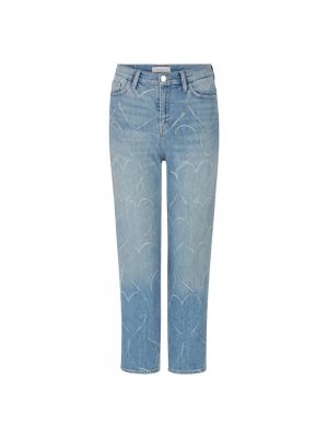 Herzmuster straight jeans Rich & Royal blau