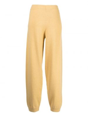 Pletené sportovní kalhoty Marant Etoile žluté