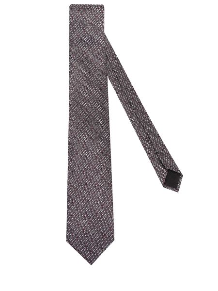Шелковый галстук Canali красный