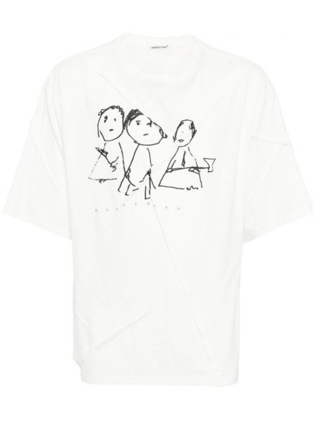 T-shirt mit print Undercover weiß