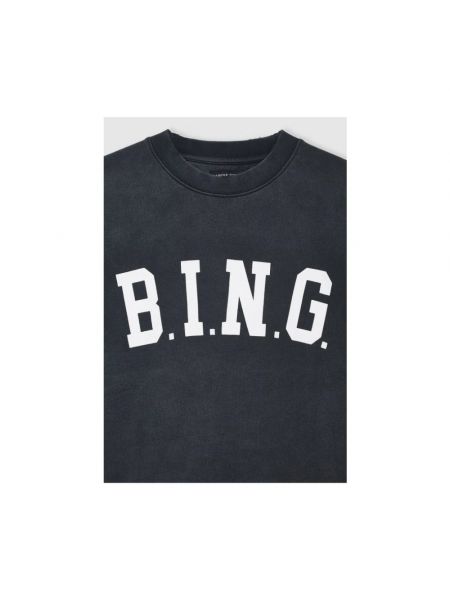 Oversize sweatshirt Anine Bing schwarz