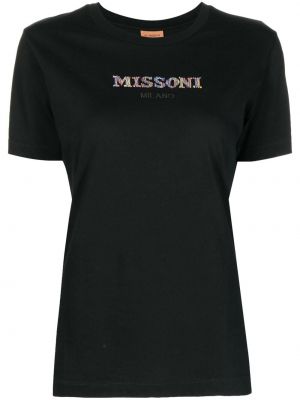 Тениска с принт Missoni черно