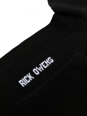 Skarpety bawełniane Rick Owens czarne