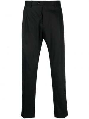 Pantalon chino slim Dell'oglio noir