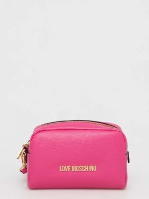 Kosmetická taška Love Moschino růžová