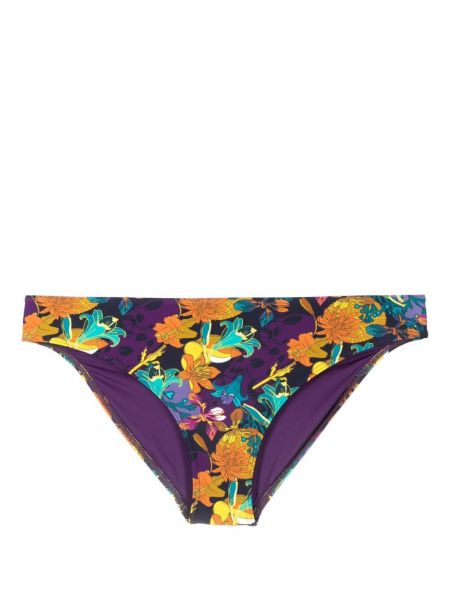 Bikini s cvetličnim vzorcem s potiskom Marlies Dekkers vijolična