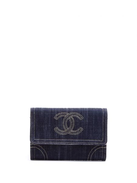 Portefeuille Chanel Pre-owned bleu