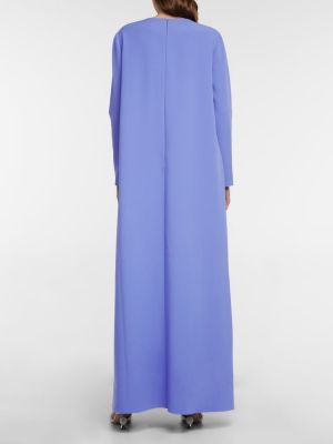 Dlouhé šaty s výšivkou Safiyaa fialové