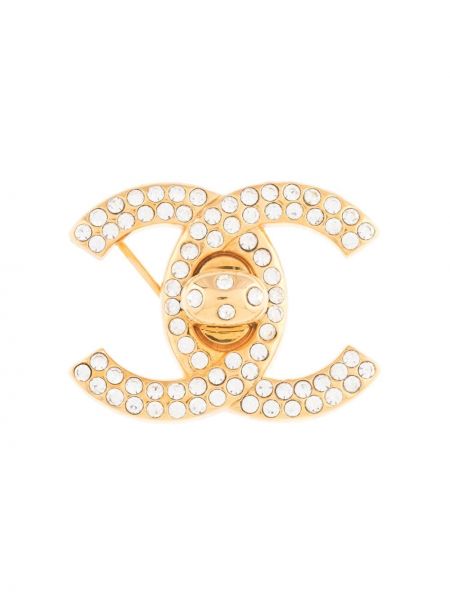 Broche Chanel Pre-owned dorado