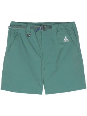 Pantaloni scurți cu broderie Nike verde