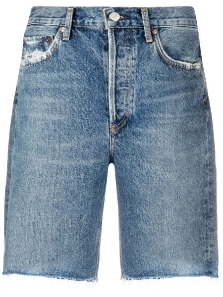 Denimshorts Agolde blå